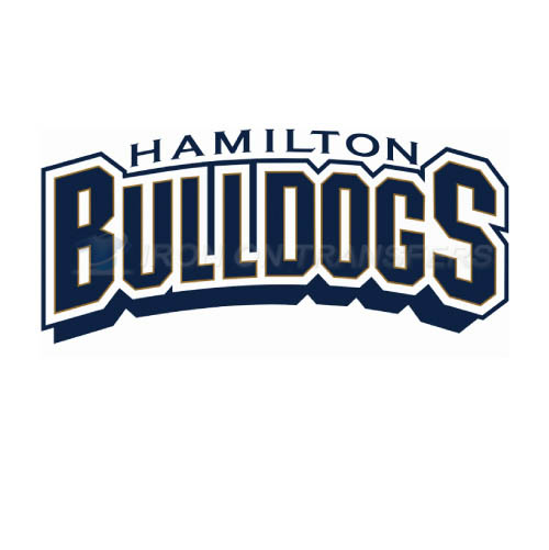 Hamilton Bulldogs Iron-on Stickers (Heat Transfers)NO.9025